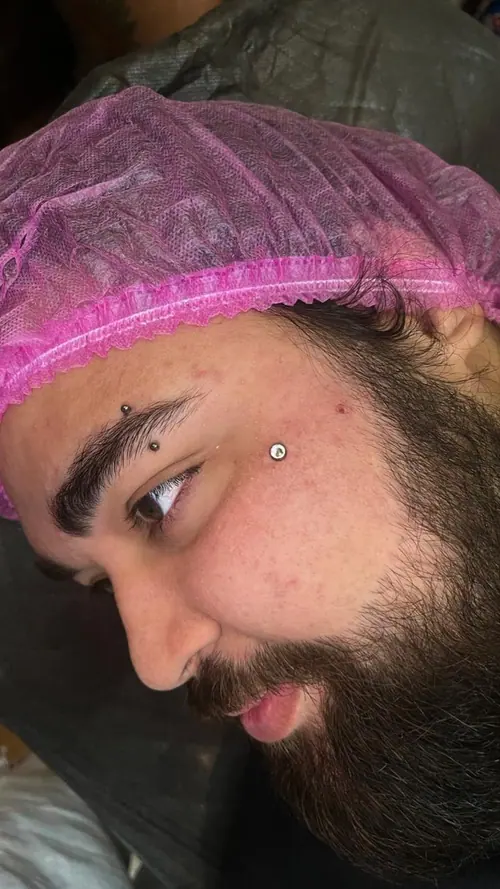 Piercing feito no Original SP Tattoo, unidade Moema