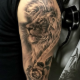 Demonstração de uma tatuagem do Vitor da Original SP Tattoo