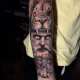 Demonstração de uma tatuagem do Igor da Original SP Tattoo